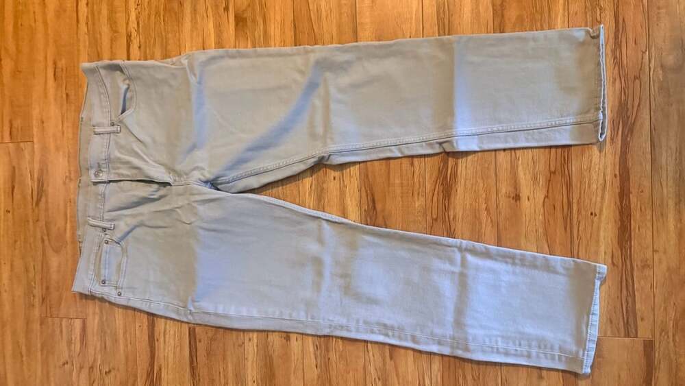 Levi's 511 Jeans Size 40x32 Light Grey Slim Fit